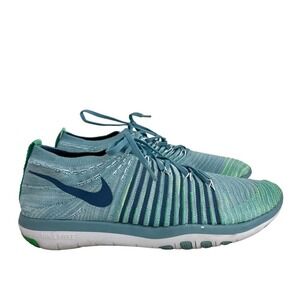 Nike Free Trasnform Flyknit 'Mica Blue' Running Teaining Shoes Womens Size: 10.5